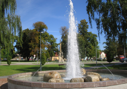 Fontána - park Hostivice