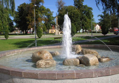 Fontána - park Hostivice